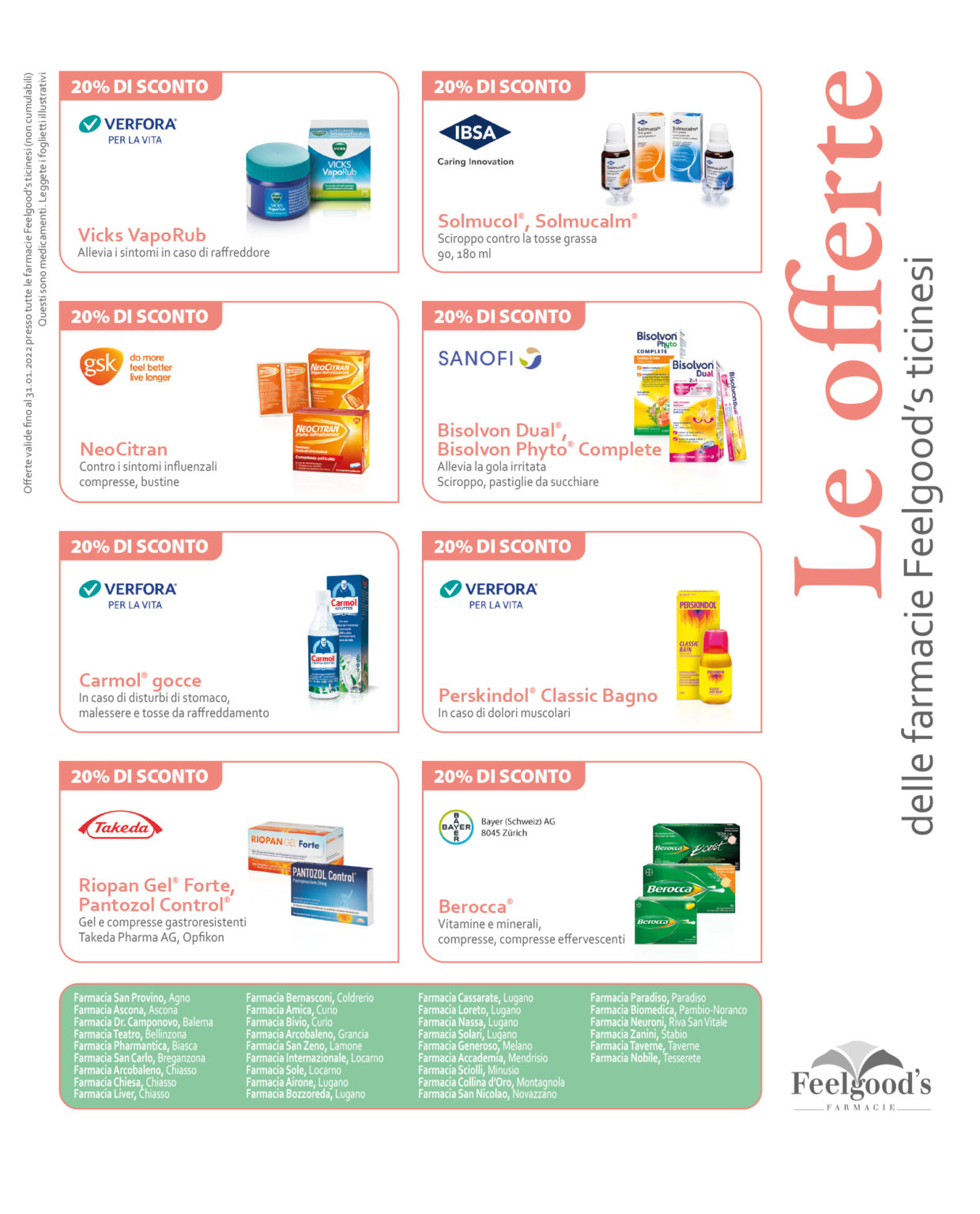 Offerte del mese di dicembre Farmacia San Zeno